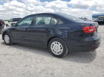 2015 Volkswagen Jetta Base Черный vin: 3VW2K7AJ8FM349784