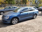 2015 Volkswagen Jetta Base Blue vin: 3VW2K7AJ8FM425195