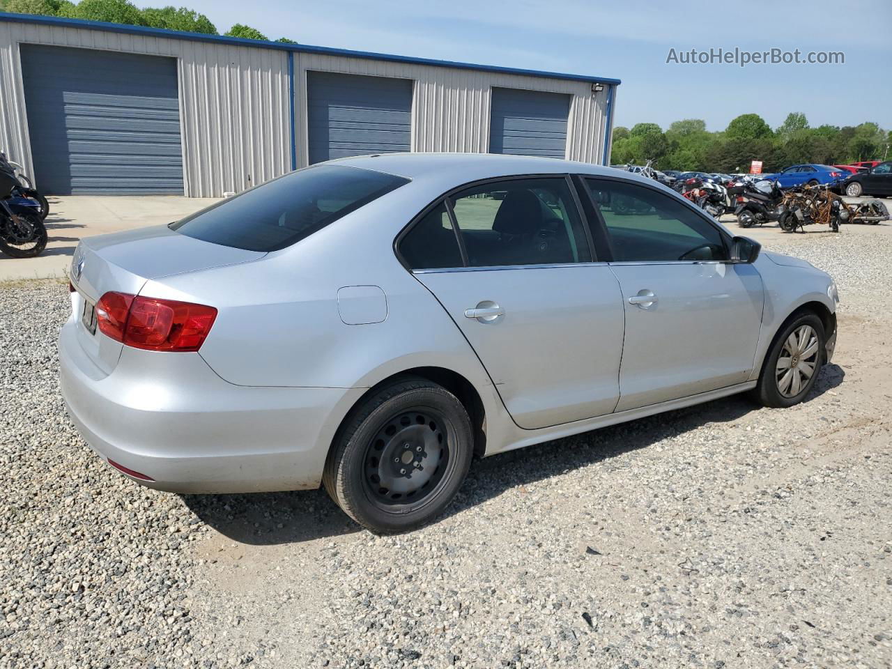 2011 Volkswagen Jetta Base Silver vin: 3VW2K7AJ9BM378561