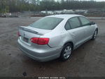 2012 Volkswagen Jetta 2.0l S Silver vin: 3VW2K7AJ9CM301867