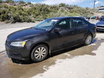 2013 Volkswagen Jetta Base Black vin: 3VW2K7AJ9DM229375