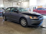 2013 Volkswagen Jetta Base Charcoal vin: 3VW2K7AJ9DM295201