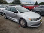 2013 Volkswagen Jetta Base Серебряный vin: 3VW2K7AJ9DM307508