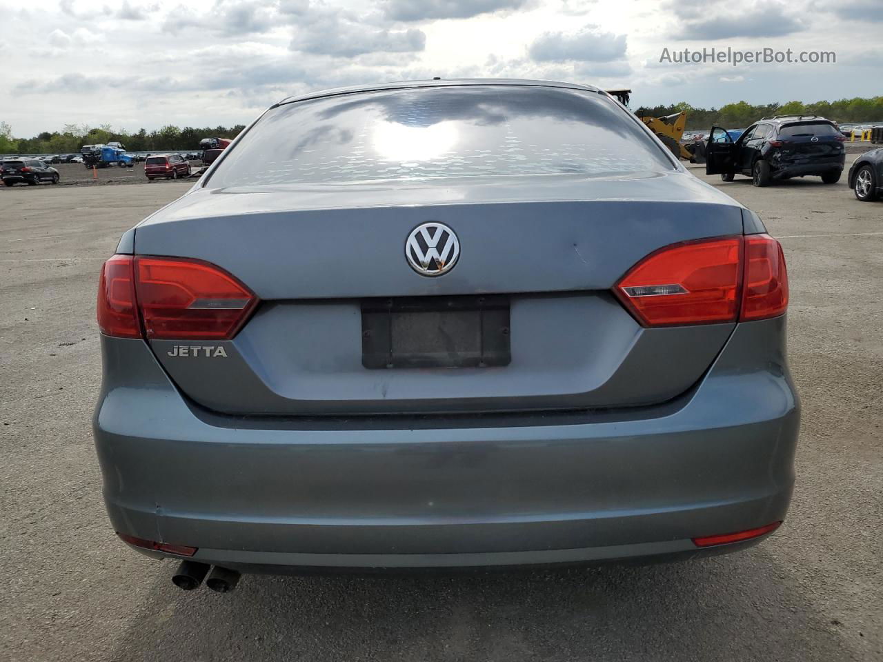 2013 Volkswagen Jetta Base Gray vin: 3VW2K7AJ9DM378899