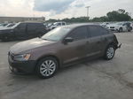 2013 Volkswagen Jetta Base Brown vin: 3VW2K7AJ9DM390647