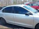 2014 Volkswagen Jetta 2.0l S Silver vin: 3VW2K7AJ9EM212786