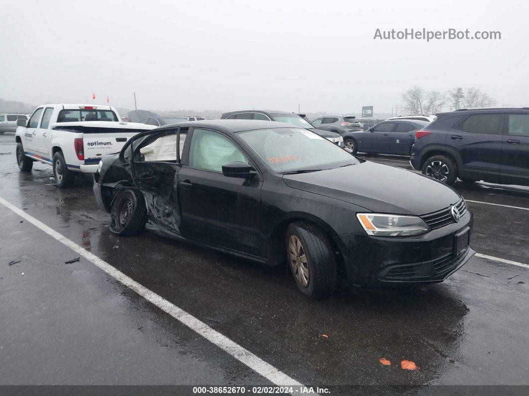 2014 Volkswagen Jetta 2.0l S Черный vin: 3VW2K7AJ9EM399818