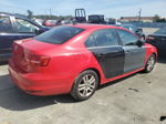 2015 Volkswagen Jetta Base Red vin: 3VW2K7AJ9FM217343