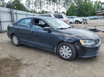 2015 Volkswagen Jetta Base Черный vin: 3VW2K7AJ9FM271161