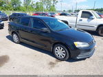 2015 Volkswagen Jetta 2.0l S Black vin: 3VW2K7AJ9FM281382