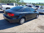 2015 Volkswagen Jetta 2.0l S Black vin: 3VW2K7AJ9FM281382