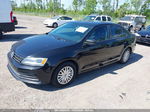 2015 Volkswagen Jetta 2.0l S Black vin: 3VW2K7AJ9FM281382