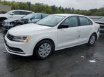 2015 Volkswagen Jetta Base White vin: 3VW2K7AJ9FM293581