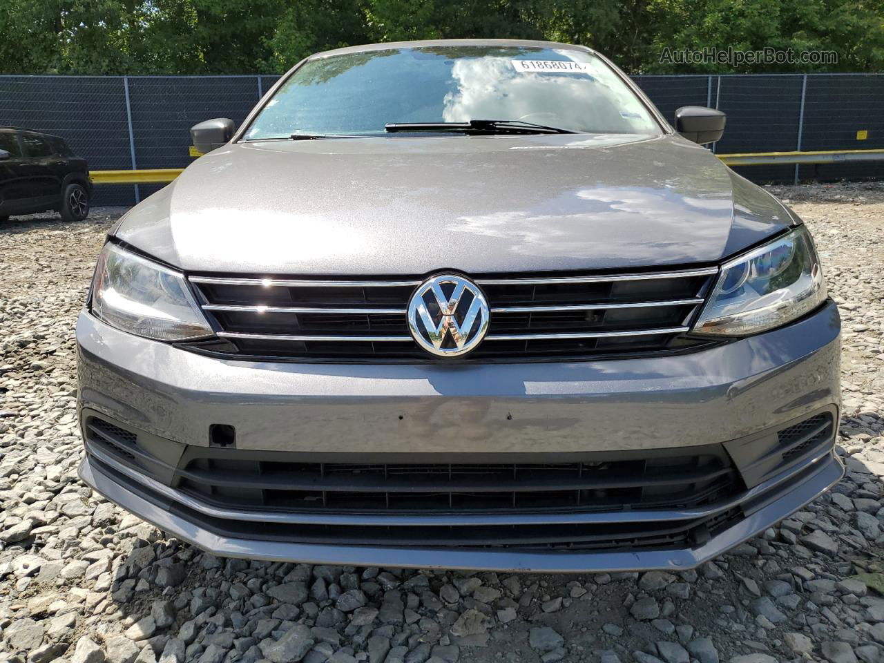 2015 Volkswagen Jetta Base Gray vin: 3VW2K7AJ9FM306832