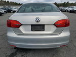 2011 Volkswagen Jetta Base Silver vin: 3VW2K7AJXBM390539