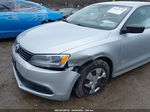 2012 Volkswagen Jetta 2.0l S Gray vin: 3VW2K7AJXCM309153