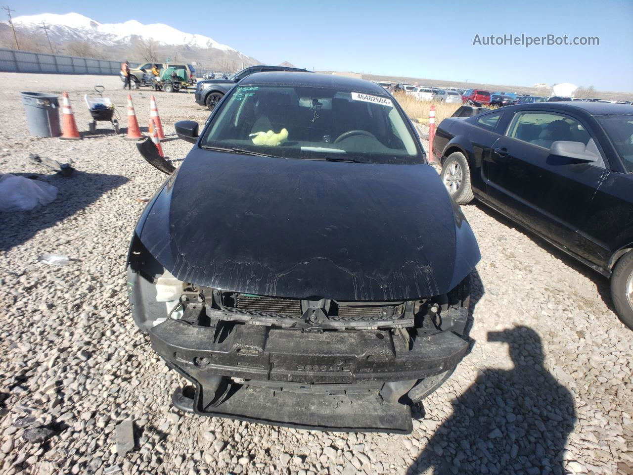 2012 Volkswagen Jetta Base Black vin: 3VW2K7AJXCM326518