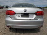 2012 Volkswagen Jetta Base Silver vin: 3VW2K7AJXCM349152