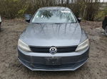 2012 Volkswagen Jetta Base Charcoal vin: 3VW2K7AJXCM396813