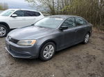 2012 Volkswagen Jetta Base Charcoal vin: 3VW2K7AJXCM396813