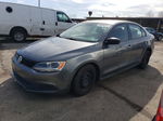 2012 Volkswagen Jetta Base Gray vin: 3VW2K7AJXCM407731