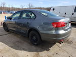 2012 Volkswagen Jetta Base Gray vin: 3VW2K7AJXCM407731