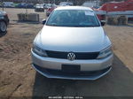 2012 Volkswagen Jetta 2.0l S Silver vin: 3VW2K7AJXCM419698