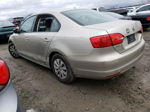 2013 Volkswagen Jetta Base Tan vin: 3VW2K7AJXDM257928