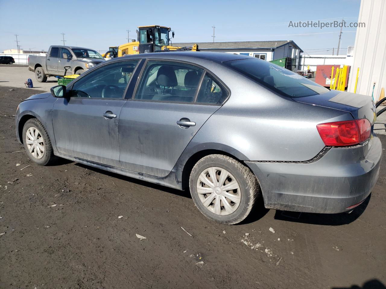 2013 Volkswagen Jetta Base Gray vin: 3VW2K7AJXDM268914