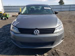 2013 Volkswagen Jetta Base Gray vin: 3VW2K7AJXDM268914