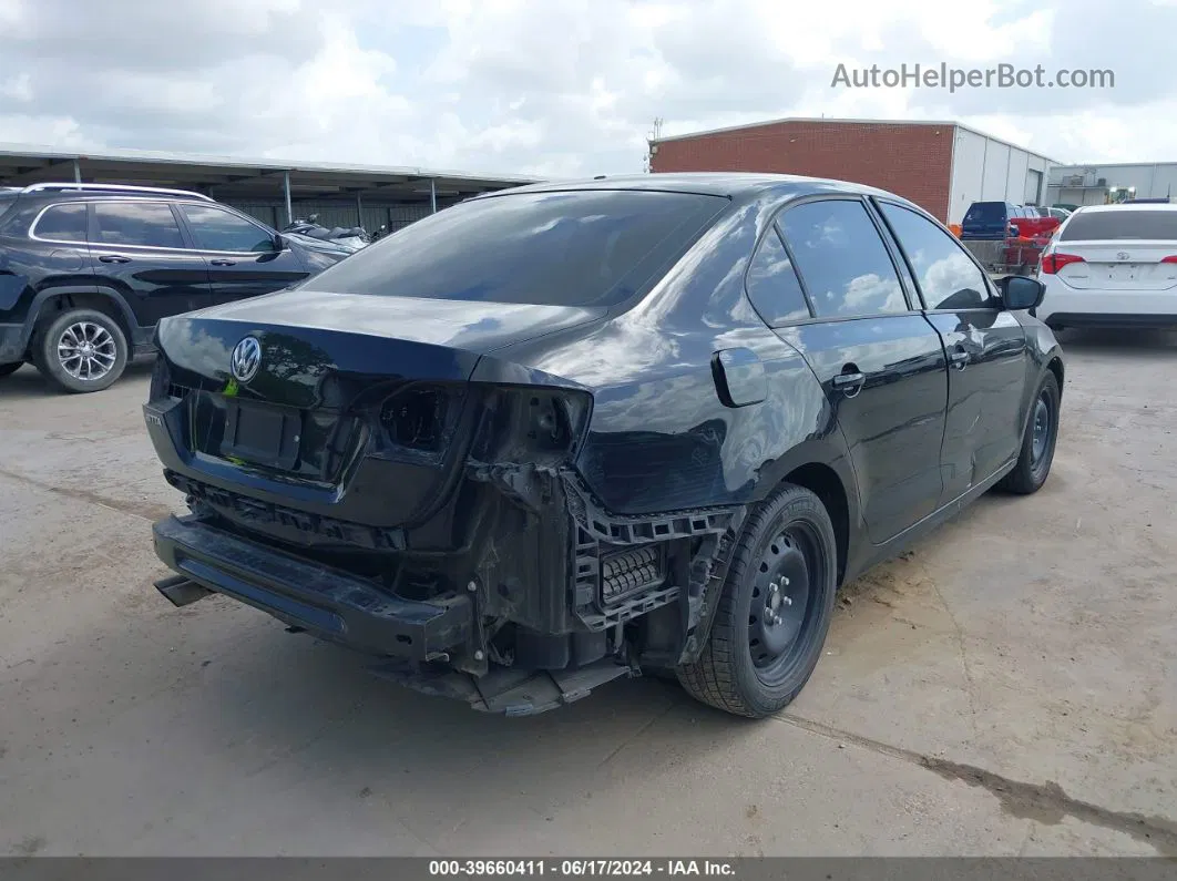 2013 Volkswagen Jetta 2.0l S Черный vin: 3VW2K7AJXDM290444