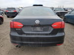 2013 Volkswagen Jetta Base Black vin: 3VW2K7AJXDM316122