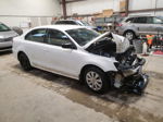 2013 Volkswagen Jetta Base White vin: 3VW2K7AJXDM370150