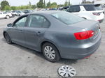 2013 Volkswagen Jetta 2.0l S Gray vin: 3VW2K7AJXDM391189