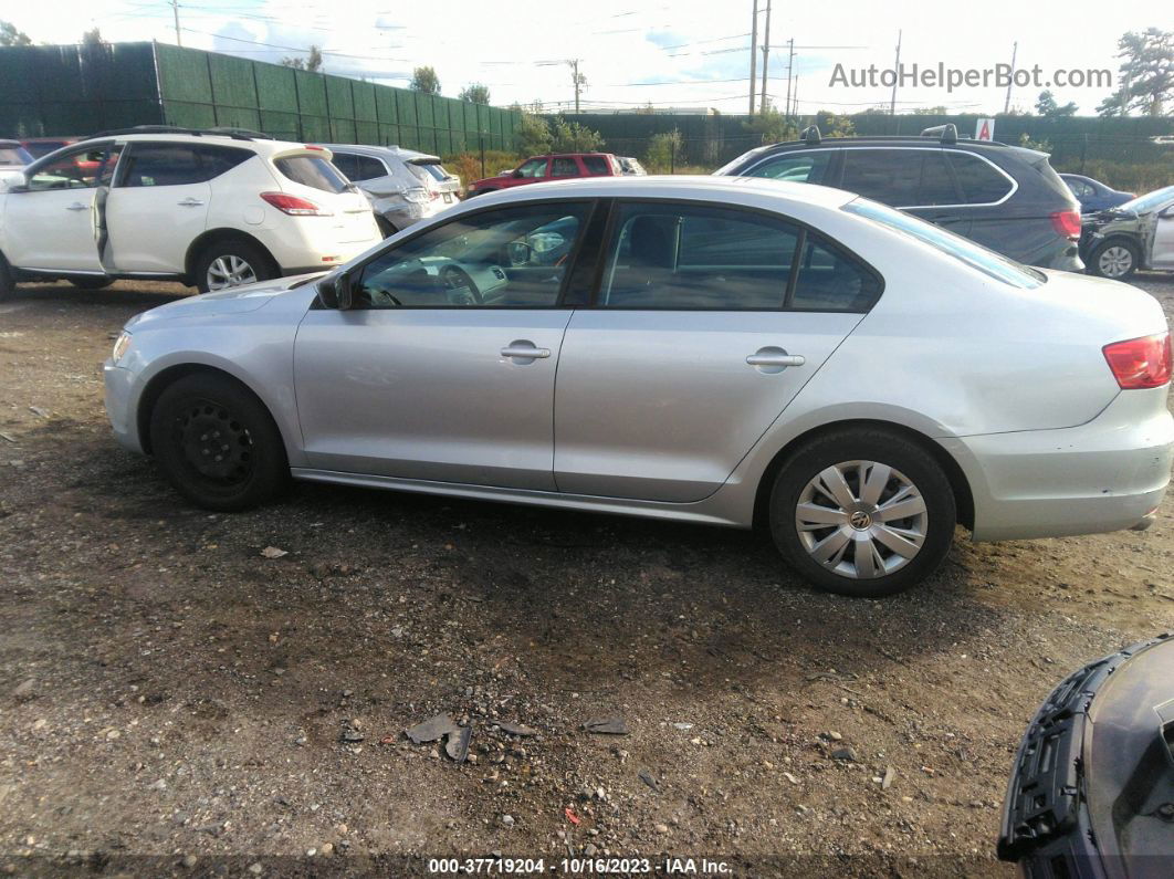 2014 Volkswagen Jetta Sedan S Silver vin: 3VW2K7AJXEM237129