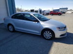 2014 Volkswagen Jetta Base Silver vin: 3VW2K7AJXEM237440