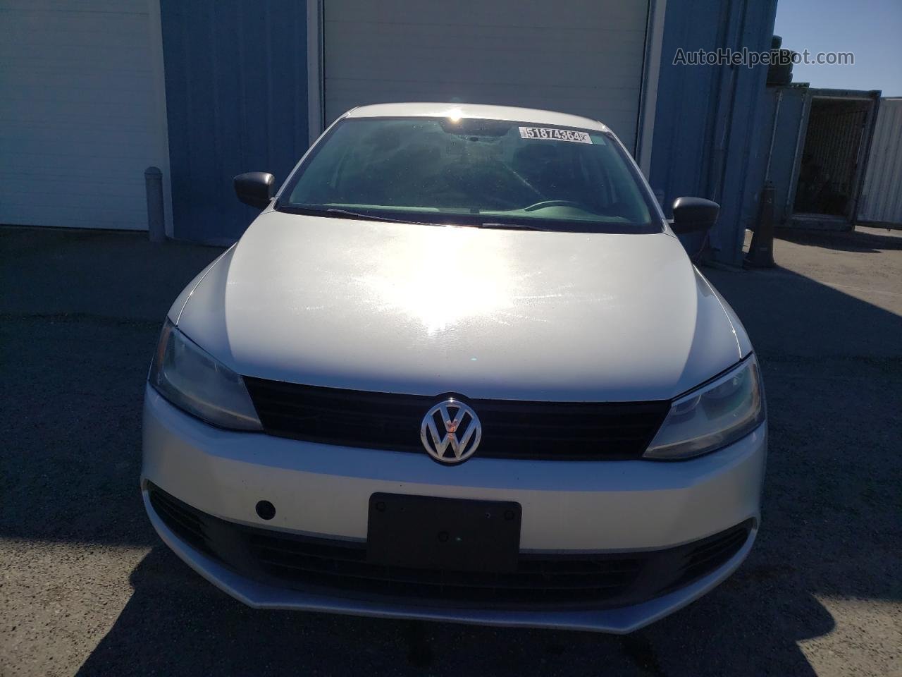 2014 Volkswagen Jetta Base Silver vin: 3VW2K7AJXEM237440