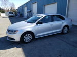 2014 Volkswagen Jetta Base Silver vin: 3VW2K7AJXEM237440