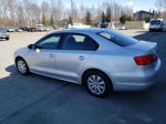 2014 Volkswagen Jetta Base Silver vin: 3VW2K7AJXEM237440