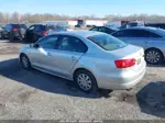 2014 Volkswagen Jetta 2.0l S Silver vin: 3VW2K7AJXEM392201