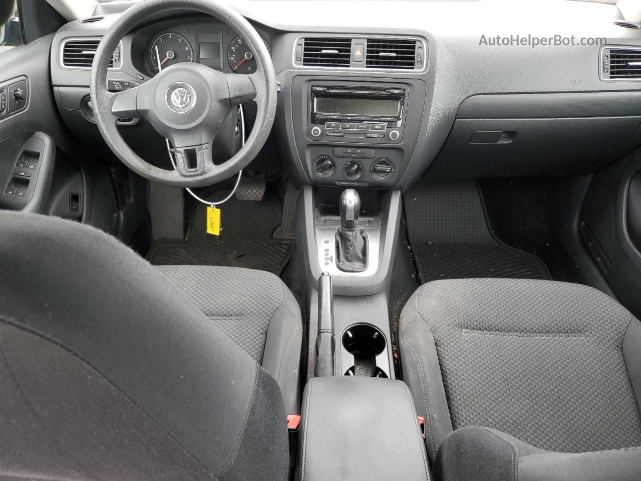 2014 Volkswagen Jetta Base Черный vin: 3VW2K7AJXEM401141