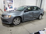 2015 Volkswagen Jetta Base Charcoal vin: 3VW2K7AJXFM208814