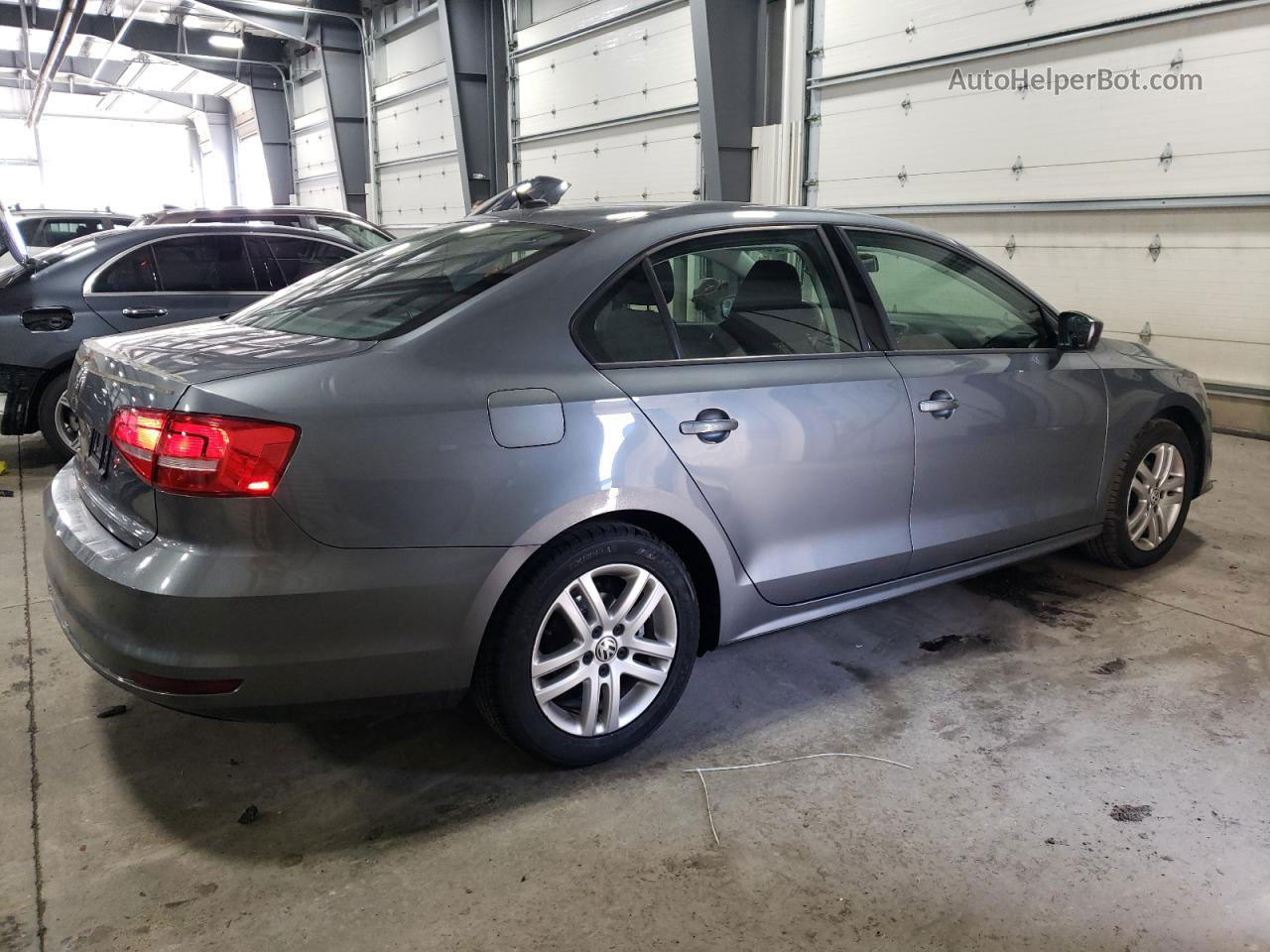 2015 Volkswagen Jetta Base Charcoal vin: 3VW2K7AJXFM208814