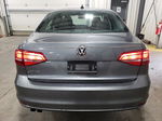 2015 Volkswagen Jetta Base Charcoal vin: 3VW2K7AJXFM208814