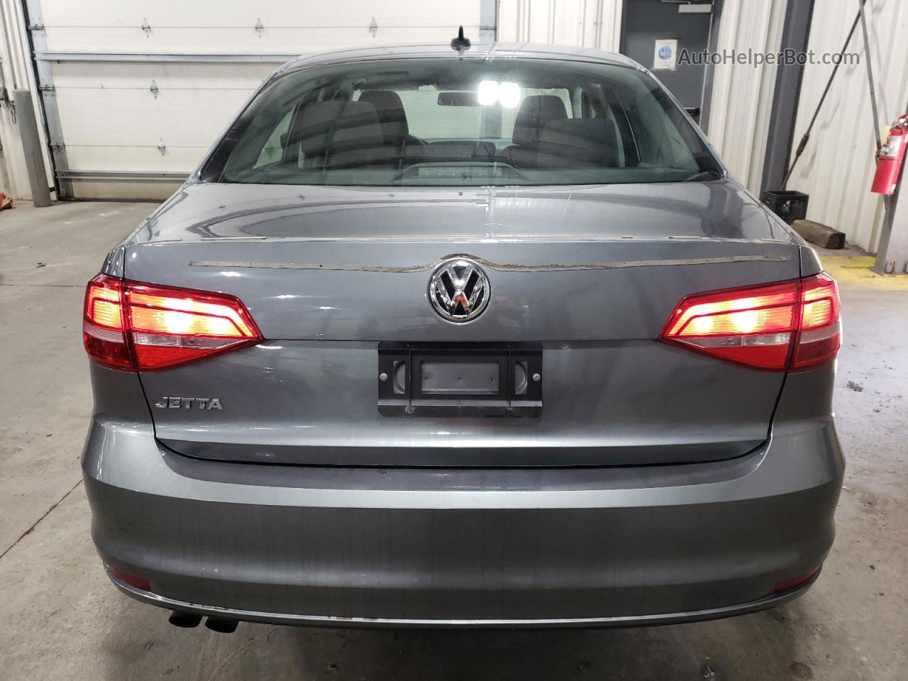 2015 Volkswagen Jetta Base Charcoal vin: 3VW2K7AJXFM208814