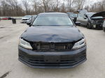 2015 Volkswagen Jetta Base Black vin: 3VW2K7AJXFM209834