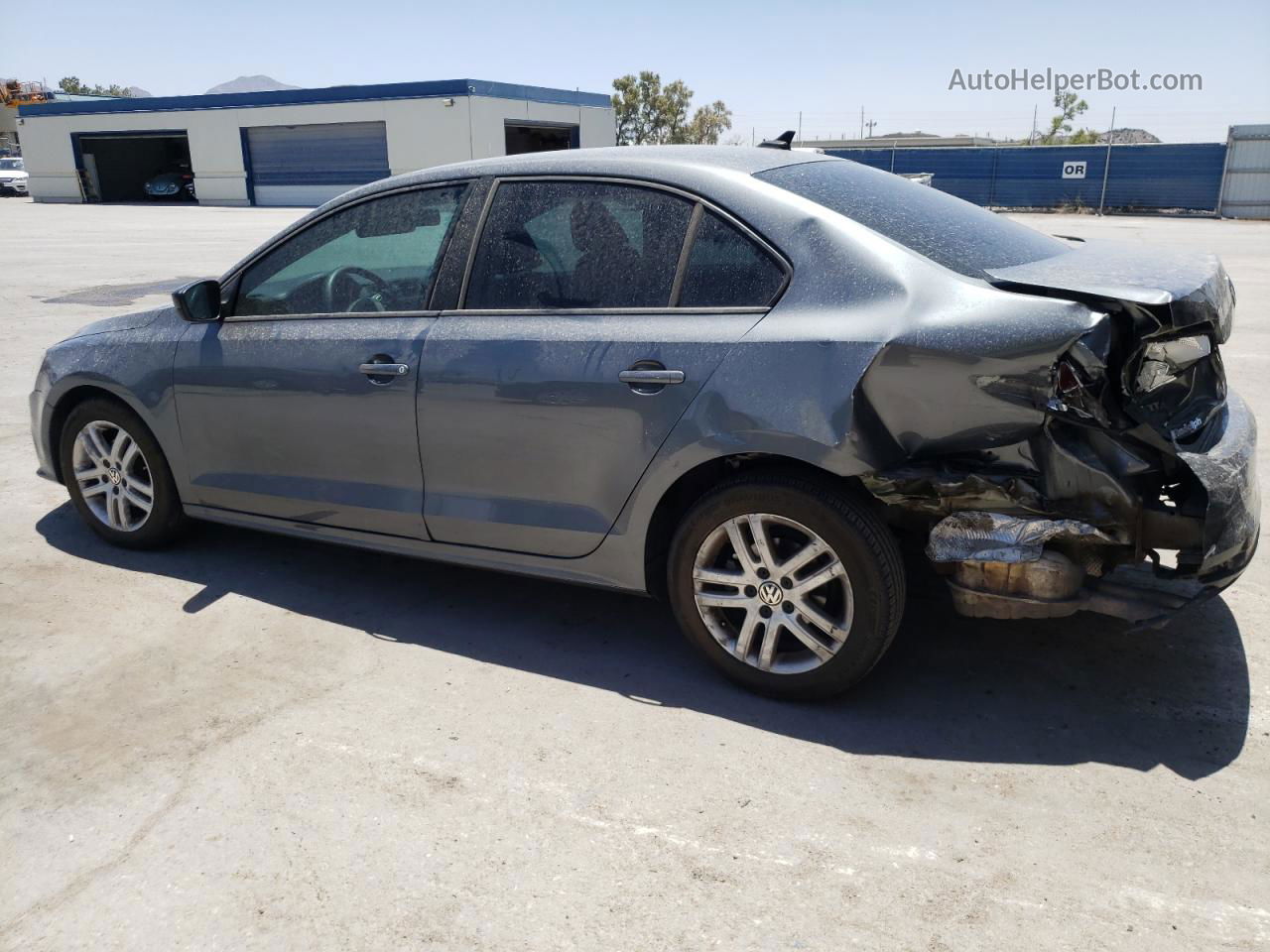 2015 Volkswagen Jetta Base Gray vin: 3VW2K7AJXFM226911