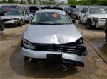 2015 Volkswagen Jetta Base Silver vin: 3VW2K7AJXFM242879