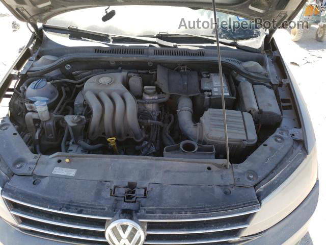 2015 Volkswagen Jetta Base Серый vin: 3VW2K7AJXFM244308