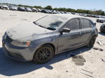 2015 Volkswagen Jetta Base Gray vin: 3VW2K7AJXFM244308